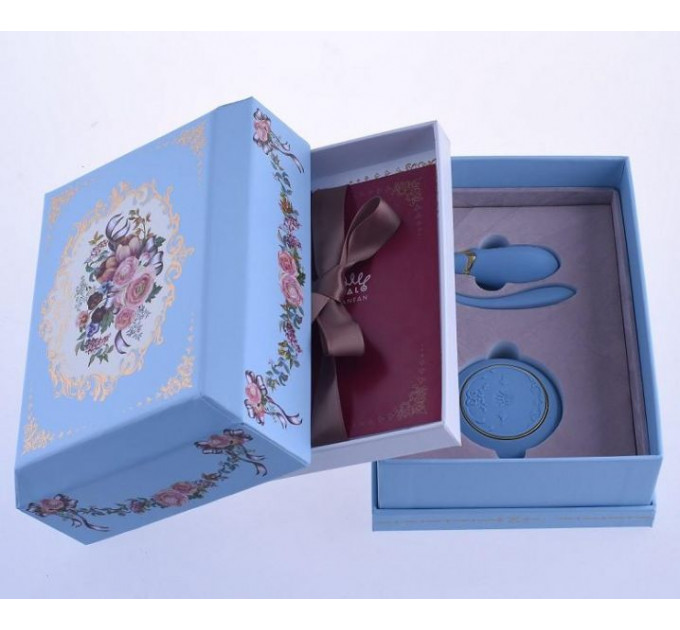 Вибромассажер для пар с функцией управления со смартфона ZALO Fanfan Set, Royal Blue