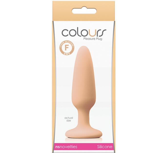 Анальна пробка COLOURS PLEASURES SMALL PLUG FLESH