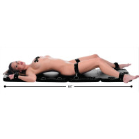 Доска для бондажа XR Brands Bondage Board с 18 креплениями, черная