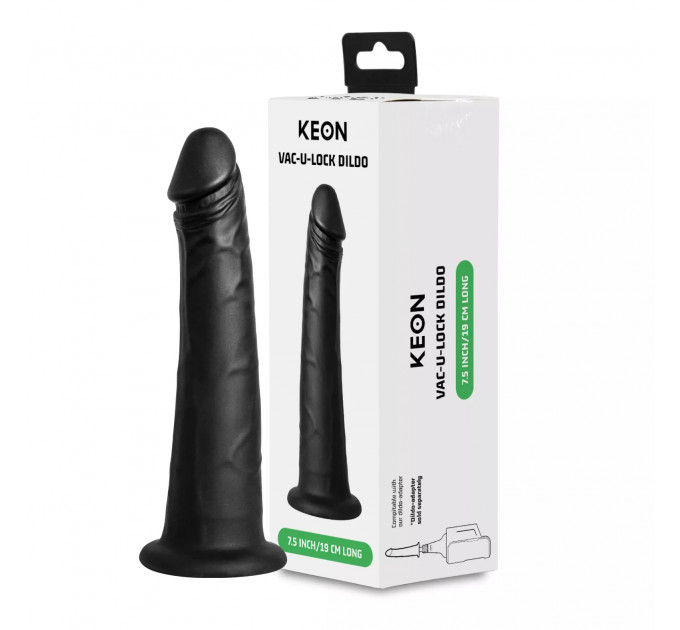 Фалоімітатор Kiiroo Keon Vacuum - Lock Realistic Dildo 19 см Vac U Lock
