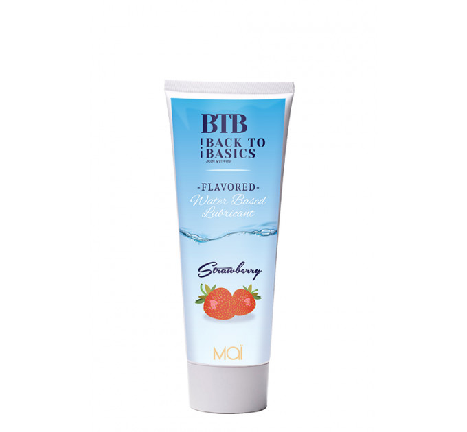 Лубрикант з ароматом полуниці BTB WATERBASED STRAWBERRY 75ML