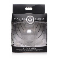 Анальна пробка з тунелем Master Series, прозора