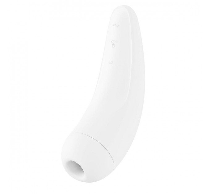 T360113 Бесконтактный стимулятор клитора SATISFYER CURVY2+ WHITE