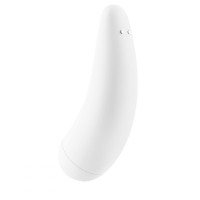 Безконтактний вакуумний смарт-стимулятор клітора Satisfyer Curvy 2+ білий