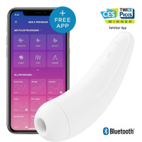 T360113 Бесконтактный стимулятор клитора SATISFYER CURVY2+ WHITE T360113 Бесконтактный стимулятор клитора SATISFYER CURVY2+ WHITE