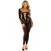 Бодистокинг Leg Avenue Reckless Intentions с вырезами, черный, One Size
