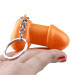 Брелок у вигляді пеніса на пружині Roomfun SEXY MOBILE Key Ring помаранчевий