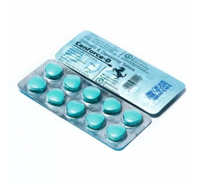 CENFORCE D (Виагра + Дапоксетин) (цена за пластину 10 таблеток)