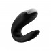Вибратор для пар с фирменным пультом управления Satisfyer Double Fun, черный