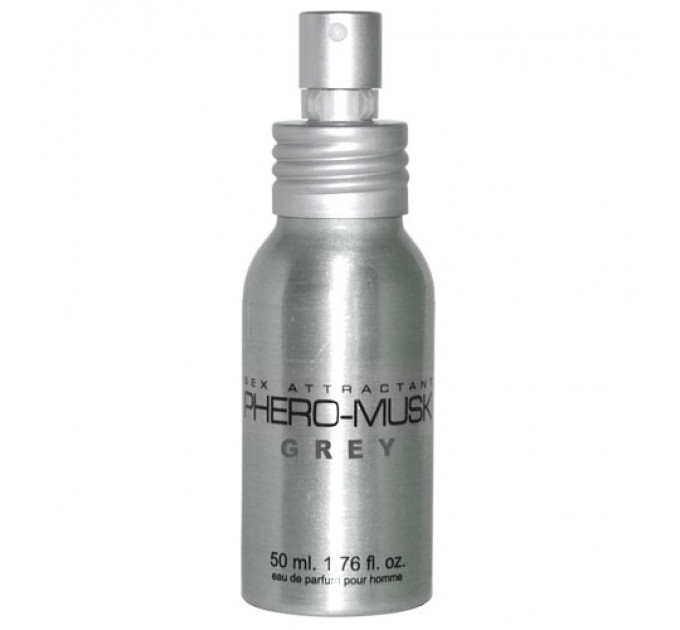 Духи с феромонами мужские Aurora PHERO-MUSK GREY, 50 ml