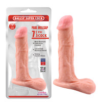 Фаллоимитатор реалистичный с мошонкой Chisa Ballsy Super Cock, бежевый