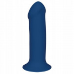 Фаллоимитатор термореактивный Adrien Lastic Hitsens 1 на присоске, синий