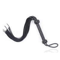 Флоггер DS Fetish Leather flogger black Флоггер DS Fetish Leather flogger black