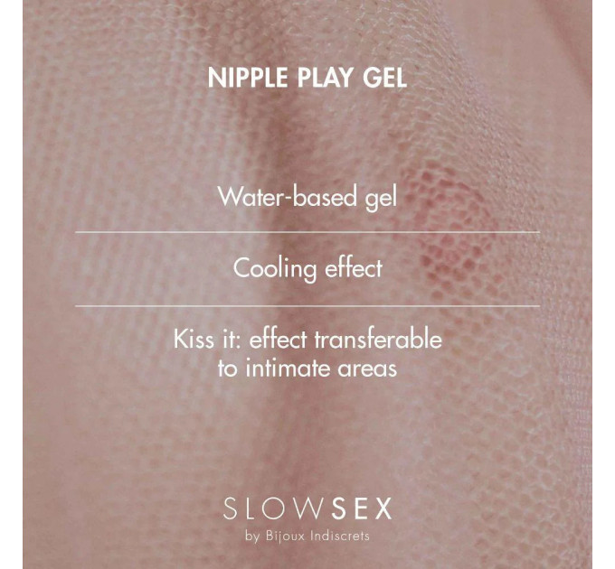 Гель для стимуляции сосков NIPPLE PLAY Slow Sex by Bijoux Indiscrets