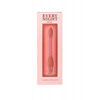 Гибкий вибратор для пар Every Night Toys Flexible с двумя моторчиками, красный