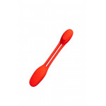 Гибкий вибратор для пар Every Night Toys Flexible с двумя моторчиками, красный