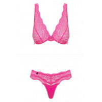 Комплект Obsessive OBSESSIVE LUVAE 2-PCS SET Pink S/M