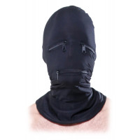 Маска-шолом на всю голову Pipedream Fetish Fantasy Zipper Face з блискавками One Size