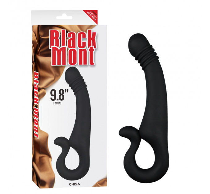 Массажер простаты универсальный Chisa Black Mont Hand Gun, черный