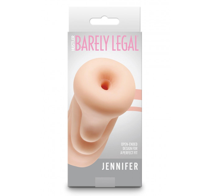 Мастурбатор анус NS Novelties Barely Legal Jennifer бежевий, 11 см