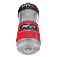 Мастурбатор Pipedream PDX Elite Viewtube See-Thru Stroker прозрачный, 18.5 см