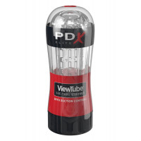Мастурбатор Pipedream PDX Elite Viewtube See-Thru Stroker прозрачный, 18.5 см