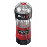 Мастурбатор Pipedream PDX Elite Viewtube See-Thru Stroker прозрачный, 18.5 см