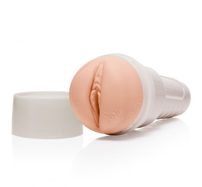 Мастурбатор вагина в колбе, киберкожа Fleshlight Girls Kenzie Reeves Cream Puff, бежевый