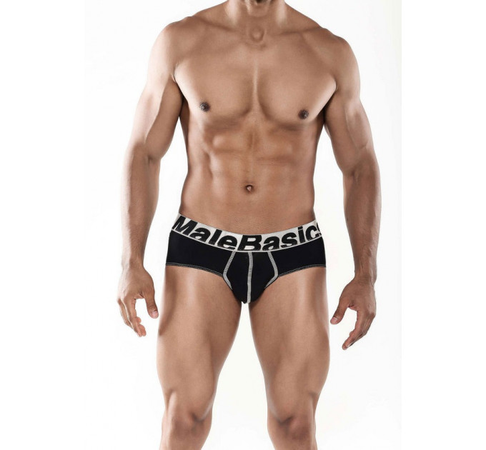 Мужские трусы MaleBasics Microfiber Brief из микрофибры, черные, S