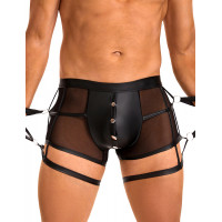 Чоловічі труси напівпрозорі Star Night з обмежувачами для рук, чорні, L Чоловічі труси напівпрозорі Star Night з обмежувачами для рук, чорні, L