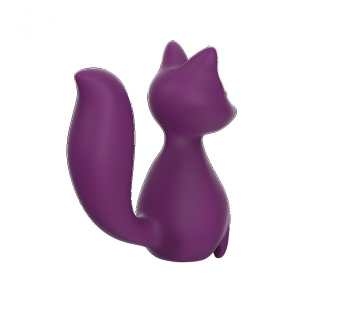 Міні-вібратор кліторальний Every Night Toys Doris у формі лисиці фіолетовий, 10 режимів вібрації