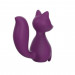 Міні-вібратор кліторальний Every Night Toys Doris у формі лисиці фіолетовий, 10 режимів вібрації