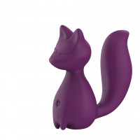 Міні-вібратор кліторальний Every Night Toys Doris у формі лисиці фіолетовий, 10 режимів вібрації