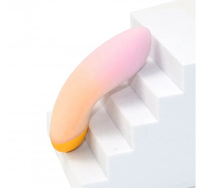 Міні-вібратор Sweet Em, 10 режимів, помаранчевий, 9.5 х 4.5 см