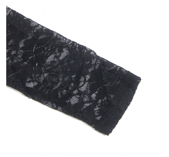 Сукня з мереживом Star Night з імітацією шкіри, чорна, S