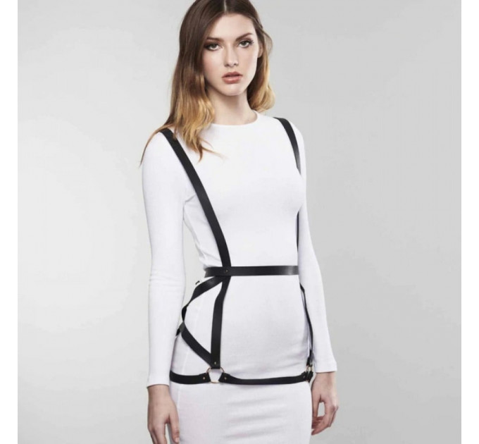 Портупея женская Bijoux Indiscrets Arrow Dress Harness Black