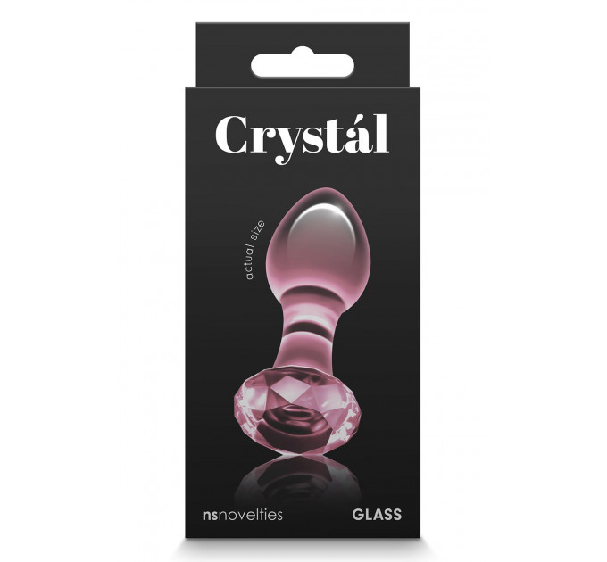 Скляна пробка NS Novelties CRYSTAL GEM PINK
