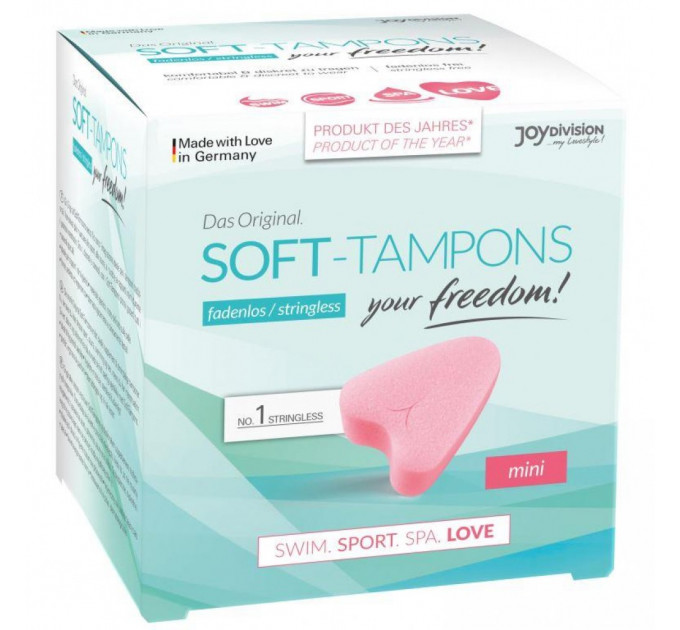 Тампоны JoyDivision Tampony-Soft-Tampons mini, Box of 3 шт