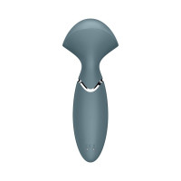 Универсальный компактный мощный массажер Satisfyer Mini Wand-er серый