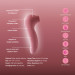 Вакуумный стимулятор клитора Sweet Em, розовый