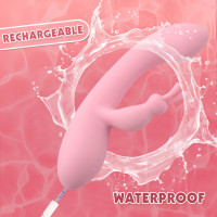 Кролик вібратор Chisa Aphrovibe Jumping Rabbit, рожевий