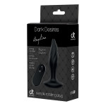 Хвиляста анальна пробка з пультом управління. DARK DESIRES ANGELINA
