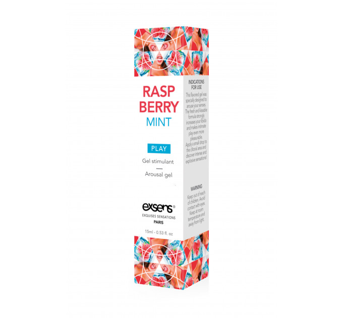 Возбуждающий гель EXSENS AROUSAL GEL RASPBERRY MINT 15ML