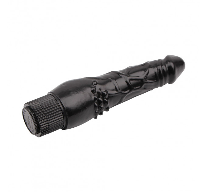 Вибратор реалистичный Chisa Rubicon Vibrating Naughty Cock, черный