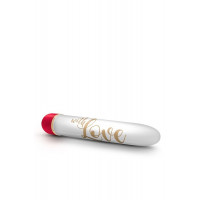 Вібратор Дамський пальчик Blush Love, біло-червоний, 14.5 х 2.5 см
