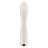Вібратор-кролик Satisfyer Spinning Rabbit 1 для точки G та клітора, молочний