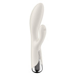 Вібратор-кролик Satisfyer Spinning Rabbit 1 для точки G та клітора, молочний