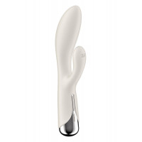 Вибратор-кролик Satisfyer Spinning Rabbit 1 для точки G и клитора, молочный