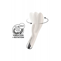 Вибратор-кролик Satisfyer Spinning Rabbit 1 для точки G и клитора, молочный