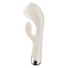 Вібратор-кролик Satisfyer Spinning Rabbit 1 для точки G та клітора, молочний